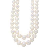 9ct yellow gold two strand graduated freshwater pearl necklace poz827s ...