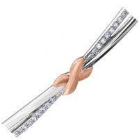 9ct two tone diamond crossover bangle br872wr10 10