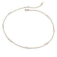 9ct Gold Freshwater Pearl Chain Necklace GN258W