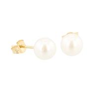 9ct 6 x 65mm akoya pearl stud earrings eoz103cm