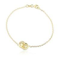 9ct Linked Rings Bracelet CN926-07