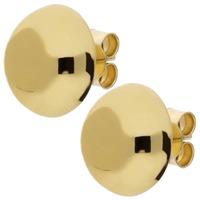 9ct Yellow Gold 7mm Dome Stud Earrings E40-5336