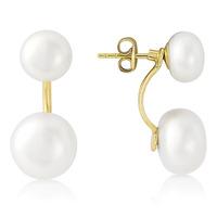 9ct gold freshwater pearl studs se512