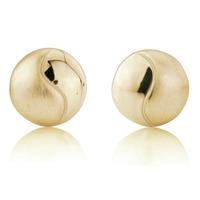9ct Gold Round Earring Studs ER839