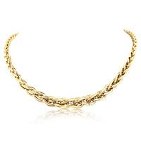 9ct gold fancy necklet cn958 18