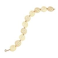 9ct Gold Swirl Bracelet