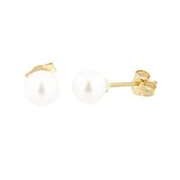 9ct 55 x 6mm akoya pearl stud earrings eoz106cm