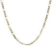 9ct gold 20 inch hollow figaro chain 1150105