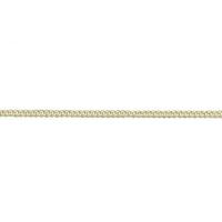 9ct gold 18 inch light filed curb chain g12fc18