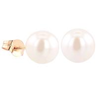 9ct 6.5 x 7mm Akoya Pearl Stud Earrings EPZ104CM