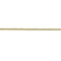 9ct gold 20 inch light filed curb chain g12fc20