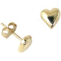 9ct Heart Stud Earrings 10.01.239