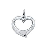 9ct White Gold Open Heart Pendant 5.61.0073