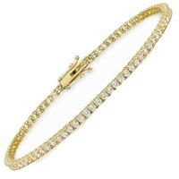 9ct 2mm round cz tennis bracelet 1269082