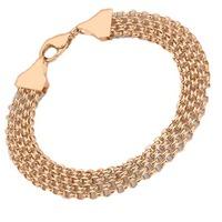 9ct Rose Gold 8.6mm Garibaldi Chain 17\