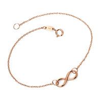 9ct Rose Gold Infinity 7.25\