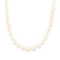 9ct gold 16 graduated freshwater pearl necklace poz827sd