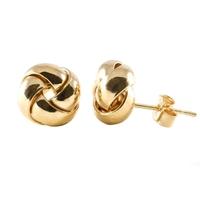 9ct gold small knot stud earrings 1556259