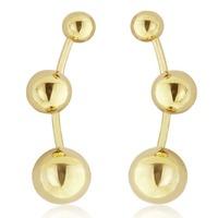 9ct Graduated Triple Ball Droppers SE566