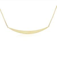 9ct wide bar 17 necklace cn996 17