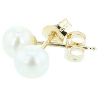 9ct 5 x 5.5mm Drilled Freshwater Pearl Stud Earrings EOZ102SD