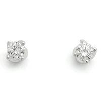 9ct white gold single stone 030ct diamond studs 2005570014