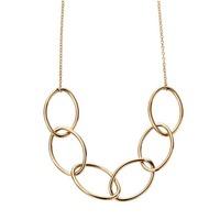 9ct oval link necklace gn274