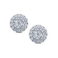 9ct white gold round pave 100ct stud earrings ske18925 100