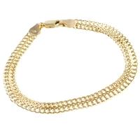 9ct Gold 7.5 Inch Fancy Curb Bracelet 1-23-3472