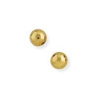 9ct Gold 6mm Ball Studs SE071