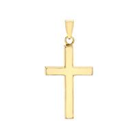 9ct Gold Plain Cross Chain 1-64-0043