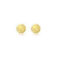 9ct gold 4mm faceted ball stud earrings 1558009
