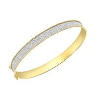 9ct gold stardust baby bangle 1352901