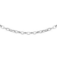 9ct white gold 18 inch hollow oval belcher 5145814