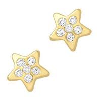 9ct 6mm CZ Star Stud Earrings 1.58.8969