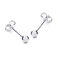 9ct white gold small ball stud earrings 5 55 5853