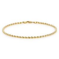 9ct gold 18 inch hollow rope chain 1120174