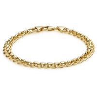 9ct gold fancy link 75 inch bracelet 1203312