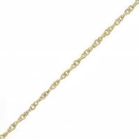 9ct Gold 16 Inch Prince of Wales Rope Chain