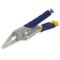 9ln fast release long nose locking pliers 225mm 9in