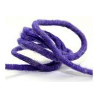 9mm Pure Wool Felt Wired Cord Plum