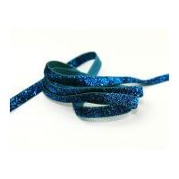 9mm Luxurious Glitter Tinsel Ribbon 5m Blue