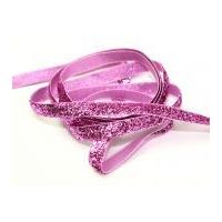 9mm Luxurious Glitter Tinsel Ribbon 5m Pink