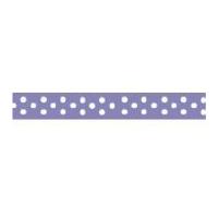 9mm celebrate grosgrain with spots ribbon lavender