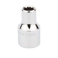 9mm 12 draper expert square drive hi torq 12 pt socket