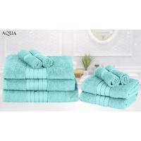 9pc towel bale aqua