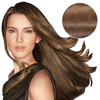 9Pcs/Set Deluxe 120g #8 Ash Brown Clip In Hair Extensions 16Inch 20Inch 100% Straight Human Hair