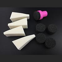 9PCS Professional Manicure Sponge Nail Art Tools for Gradient Color Nail ArtMulit-color Nail