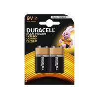 9V Alkaline Batteries Pack of 2