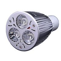 9W GU10 LED Spotlight MR16 3 High Power LED 700-900 lm Cool White AC 220-240 V